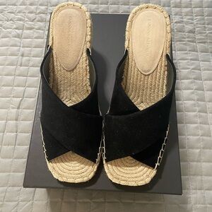 Banana Republic Black Women's Espadrille Sandals Never Worn!!!
Size 7